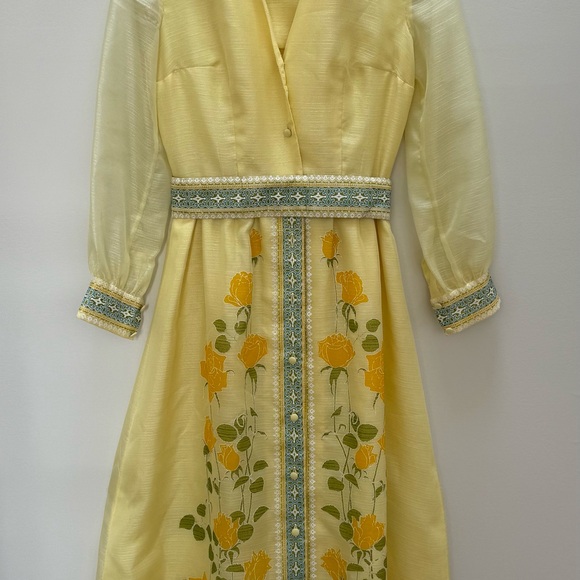 Algred Shaheen Maxi Shirtdress - Vintage - Picture 8 of 9